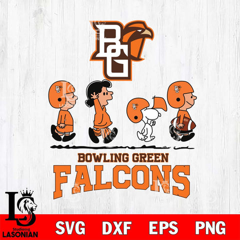 Bowling Green Falcons Snoopy Sport 12 Svg Eps Dxf Png File, Digital Download