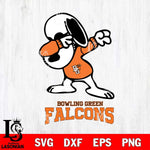 Bowling Green Falcons Snoopy Sport 3 Svg Eps Dxf Png File, Digital Download