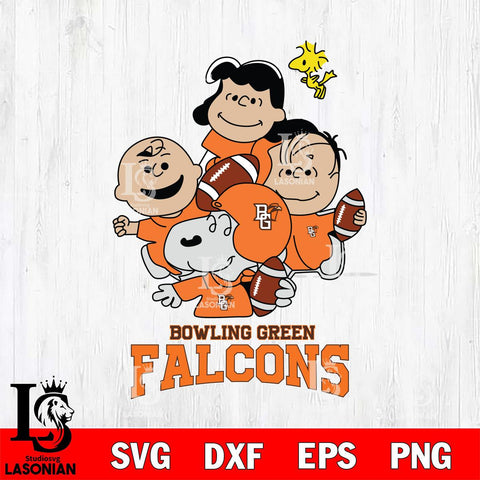 Bowling Green Falcons Snoopy Sport 4 Svg Eps Dxf Png File, Digital Download