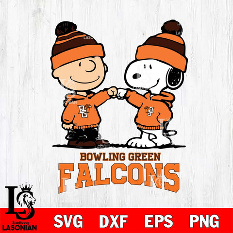 Bowling Green Falcons Snoopy Sport 9 Svg Eps Dxf Png File, Digital Download