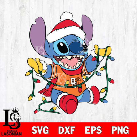 Bowling Green Falcons Stitch Christmas Lights Svg Eps Dxf Png File, Digital Download, Instant Download