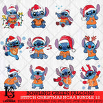 Bowling Green Falcons Stitch Christmas NCAA Bundle 12 Svg Eps Dxf Png File, Digital Download, Instant Download