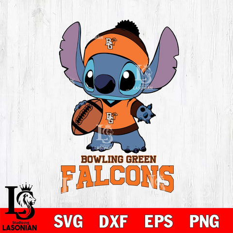 Bowling Green Falcons Stitch Disney, Svg Eps Dxf Png File, Digital Download