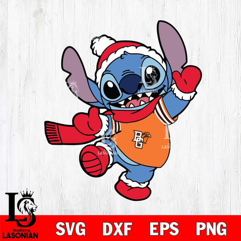 Bowling Green Falcons Stitch Disney Christmas Svg Eps Dxf Png File, Digital Download, Instant Download