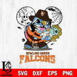 Bowling Green Falcons Stitch Freddy Krueger Halloween Svg Eps Dxf Png File, Digital Download, Instant Download