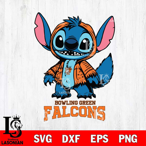 Bowling Green Falcons Stitch Halloween Svg Eps Dxf Png File, NCAA svg, Digital Download, Instant Download