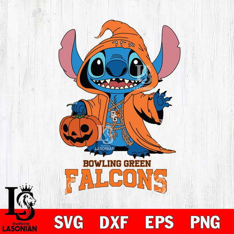 Bowling Green Falcons Stitch Horror Svg Eps Dxf Png File, NCAA svg, Digital Download, Instant Download