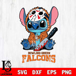 Bowling Green Falcons Stitch Jason Voorhees Svg Eps Dxf Png File, NCAA svg, Digital Download, Instant Download