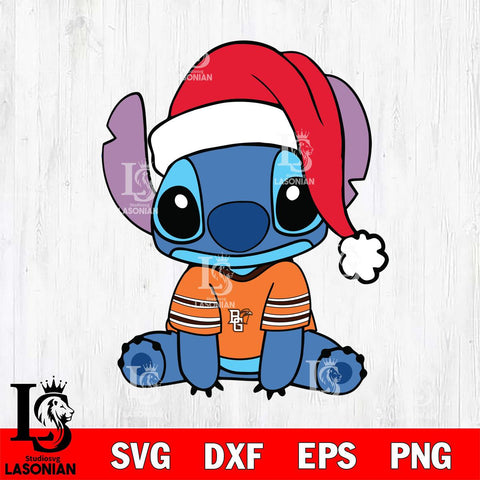 Bowling Green Falcons Stitch Merry Christmas Svg Eps Dxf Png File, Digital Download, Instant Download