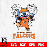 Bowling Green Falcons Stitch Michael Halloween Svg Eps Dxf Png File, Digital Download, Instant Download