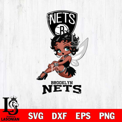 Brooklyn Nets Beauty Black Fairy Betty Boop