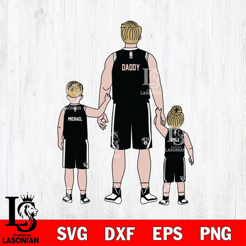 Brooklyn Nets Best Dad Ever , NBA Basketball ,Father day Svg Eps Dxf Png File, Digital Download, Instant Download