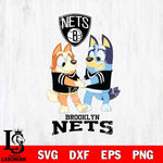 Brooklyn Nets Bluey Chilli Dance Svg Eps Dxf Png File, Digital Download, Instant Download