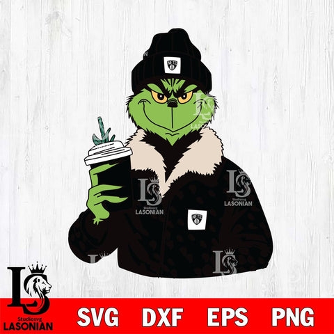 Brooklyn Nets Boujee Grinch 12 Svg Eps Dxf Png File, Digital Download, Instant Download