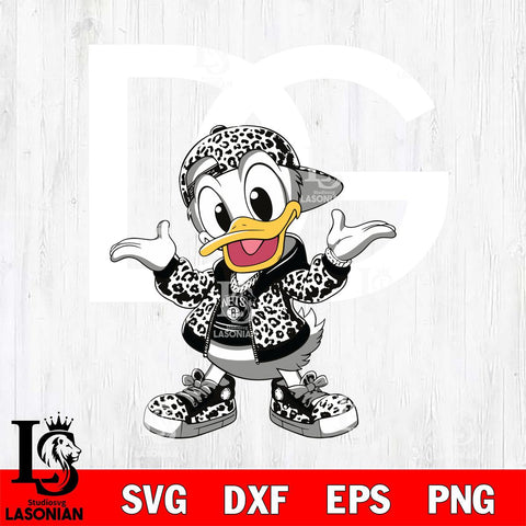 Brooklyn Nets Dolce And Gabbana Donald Duck Disney Svg Eps Dxf Png File, Digital Download, Instant Download