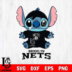 Brooklyn Nets Stitch Mummy Svg Eps Dxf Png File, NBA svg, Digital Download, Instant Download