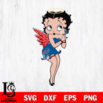 Buffalo Bills Betty Boop Angel Svg Eps Dxf Png File, Digital Download, Instant Download