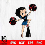 Buffalo Bills Betty Boop Cheer Leader Svg Eps Dxf Png File, Digital Download, Instant Download