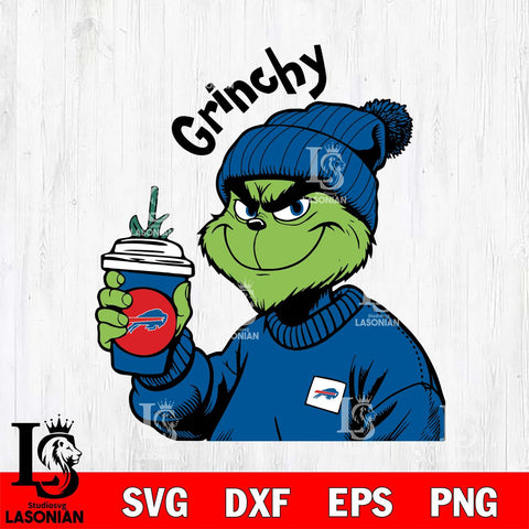 Buffalo Bills Boujee Grinch 10 Svg Eps Dxf Png File, Digital Download, Instant Download