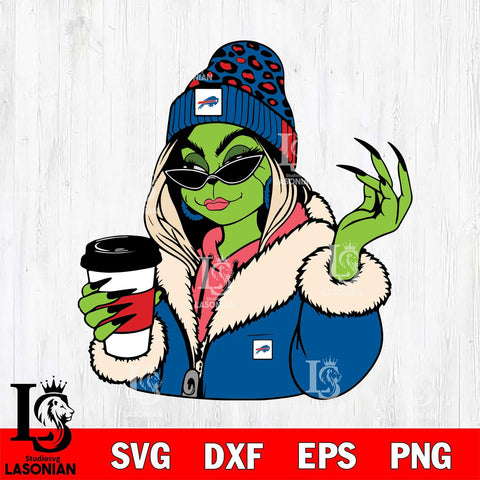 Buffalo Bills Boujee Grinch 9 Svg Eps Dxf Png File, Digital Download, Instant Download