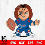 Buffalo Bills Chucky Horror 2 Svg Eps Dxf Png File, NFL svg, Digital Download, Instant Download