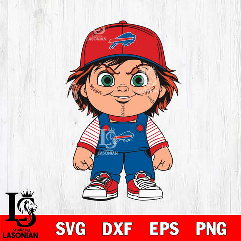 Buffalo Bills Chucky Horror Svg Eps Dxf Png File, NFL svg, Digital Download, Instant Download