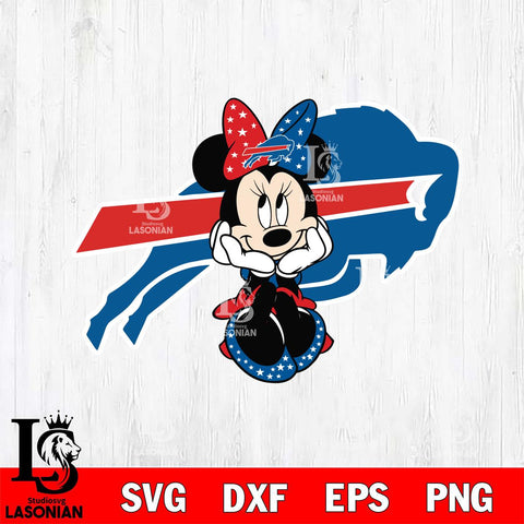 Buffalo Bills Cute Minnie Mouse