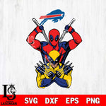 Buffalo Bills Deadpool Wolverine 2 Svg Eps Dxf Png File, Digital Download, Instant Download