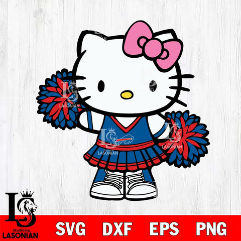 Buffalo Bills Hello Kitty Cheerleader 11 Svg Eps Dxf Png File, Digital Download, Instant Download