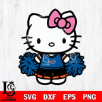 Buffalo Bills Hello Kitty Cheerleader 2 Svg Eps Dxf Png File, Digital Download, Instant Download