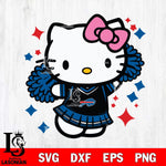 Buffalo Bills Hello Kitty Cheerleader 4 Svg Eps Dxf Png File, Digital Download, Instant Download