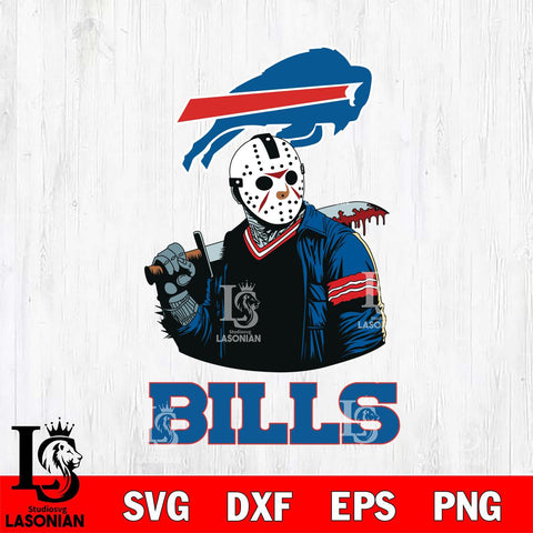 Buffalo Bills Jason Voorhees 10 Svg Eps Dxf Png File, Digital Download