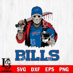 Buffalo Bills Jason Voorhees 2 Svg Eps Dxf Png File, Digital Download