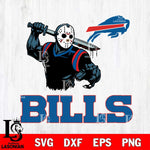 Buffalo Bills Jason Voorhees 5 Svg Eps Dxf Png File, Digital Download