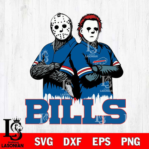 Buffalo Bills Jason Voorhees 8 Svg Eps Dxf Png File, Digital Download