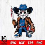 Buffalo Bills Jason Voorhees Horror Svg Eps Dxf Png File, NFL svg, Digital Download, Instant Download