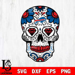 Buffalo Bills Mexico Skull SVG 2