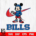 Buffalo Bills Mikey Mouse Disney NIKE, Svg Eps Dxf Png File, Digital Download