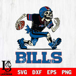 Buffalo Bills Skeleton Football Svg Eps Dxf Png File, Digital Download