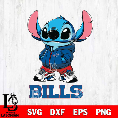 Buffalo Bills Stitch Disney NFL Svg Eps Dxf Png File, Digital Download, Instant Download