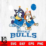 Buffalo Bulls Bluey & Bingo 2 Svg Eps Dxf Png File, NCAA svg, Digital Download, Instant Download