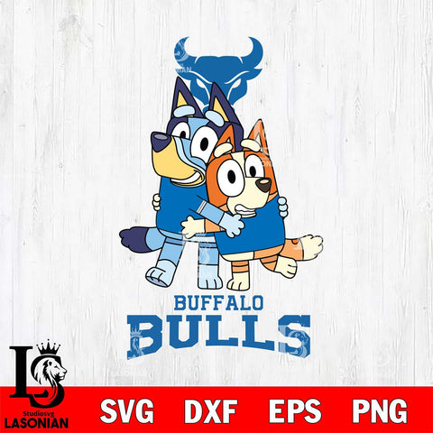 Buffalo Bulls Bluey & Bingo 3 Svg Eps Dxf Png File, NCAA svg, Digital Download, Instant Download