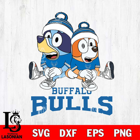 Buffalo Bulls Bluey & Bingo 8 Svg Eps Dxf Png File, NCAA svg, Digital Download, Instant Download