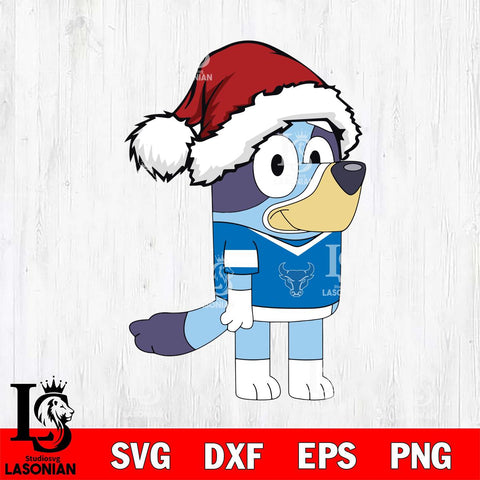 Buffalo Bulls Bluey Cartoon Christmas Svg Eps Dxf Png File, Digital Download, Instant Download