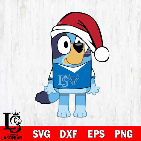 Buffalo Bulls Bluey Dog Christmas Svg Eps Dxf Png File, Digital Download, Instant Download