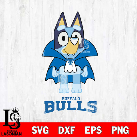 Buffalo Bulls Bluey Dracula Halloween Svg Eps Dxf Png File, Digital Download, Instant Download