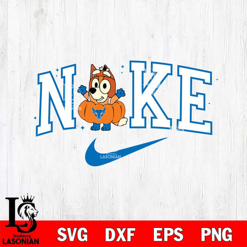 Buffalo Bulls Bluey Halloween Nike NCAA Svg Eps Dxf Png File, Digital Download, Instant Download