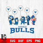 Buffalo Bulls Bluey Halloween Spooky Svg Eps Dxf Png File, Digital Download, Instant Download