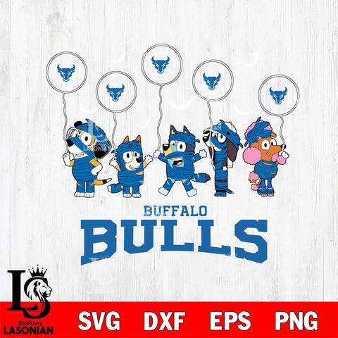 Buffalo Bulls Bluey Halloween Spooky Svg Eps Dxf Png File, Digital Download, Instant Download