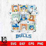 Buffalo Bulls Bluey Halloween Sport Svg Eps Dxf Png File, Digital Download, Instant Download